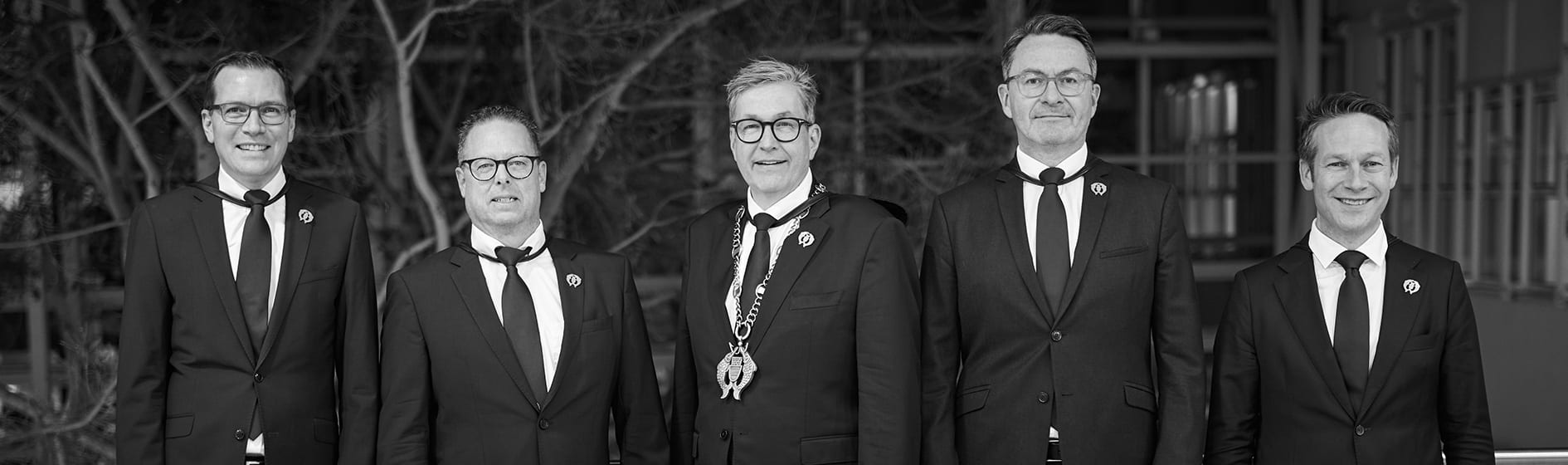 Der Zunftrat der Fischerzunft der Stadt Zug